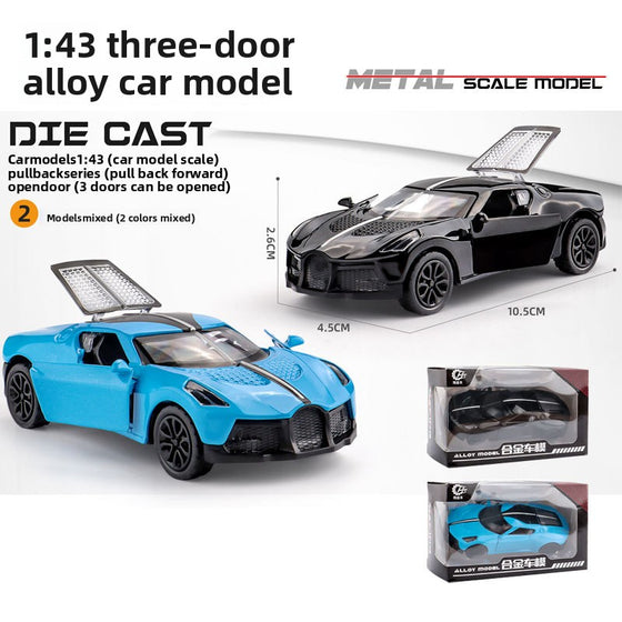 Three-Door Alloy Pull Back Toy Car Model product image 2