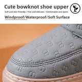 Waterproof Non-Slip Warm High-Top Home Slippers