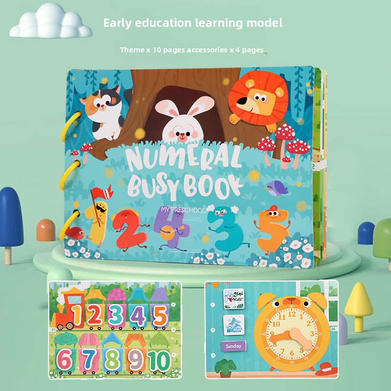 Childrens Educational Reusable Sticker Book