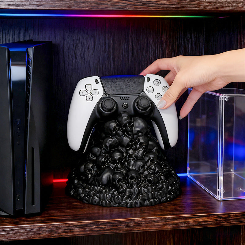 Skull Game Controller Desktop Stand Holder