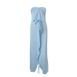 Elegant One-Shoulder Satin Dress