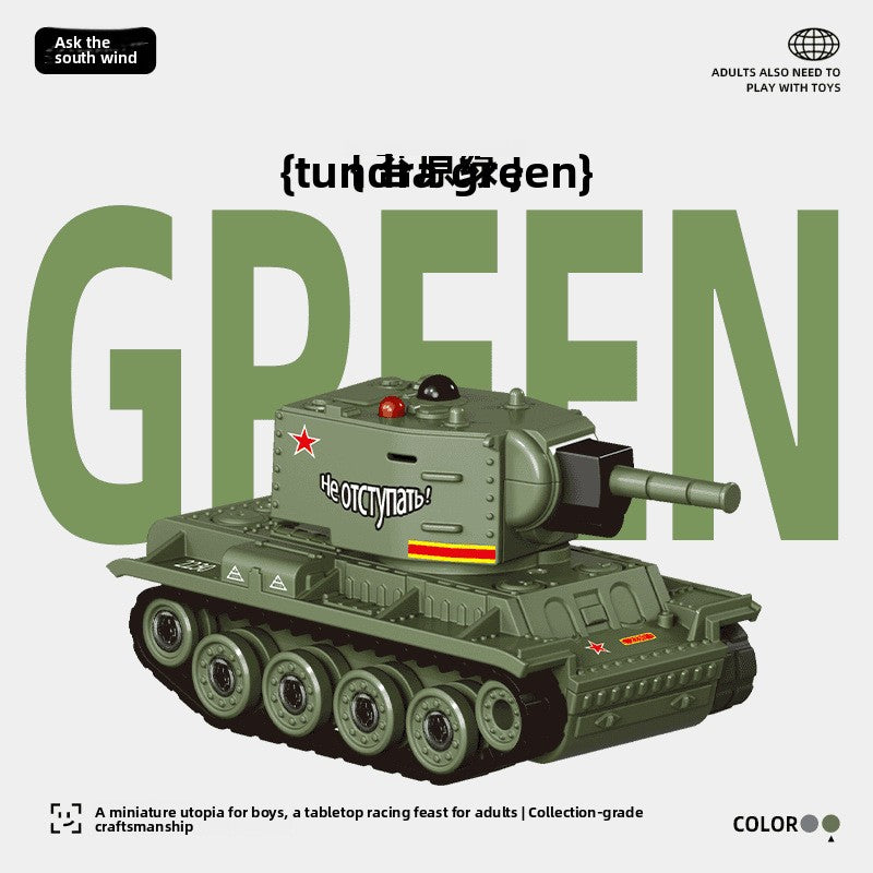 Mini desktop remote control battle tank, view 7