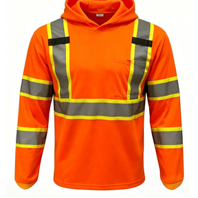 Unisex Quick-Dry Sun Protection Hooded Long Sleeve T-Shirt