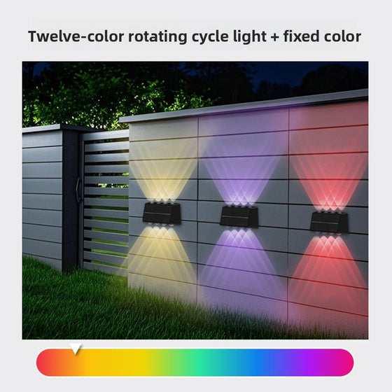Solar-powered outdoor wall washer light Garden & Outdoor product image 3