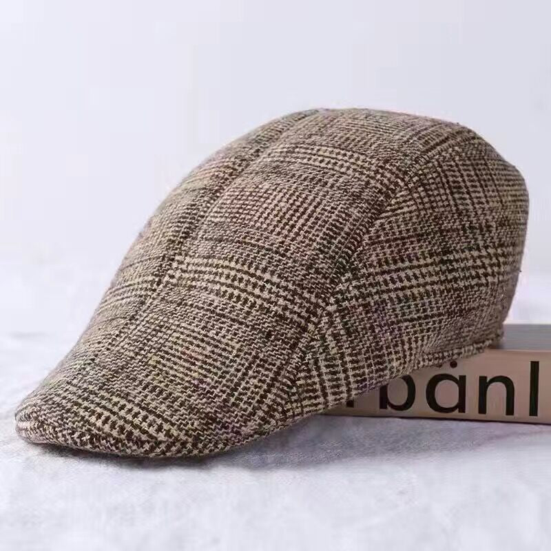 Men's Thickened Woolen Forward Cap