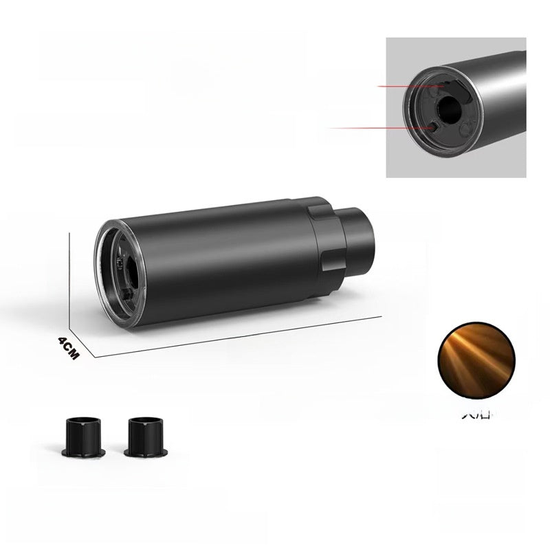 Tactical Luminous Sensor Flash Toy Gun Silencer with Spray Effect Accessories