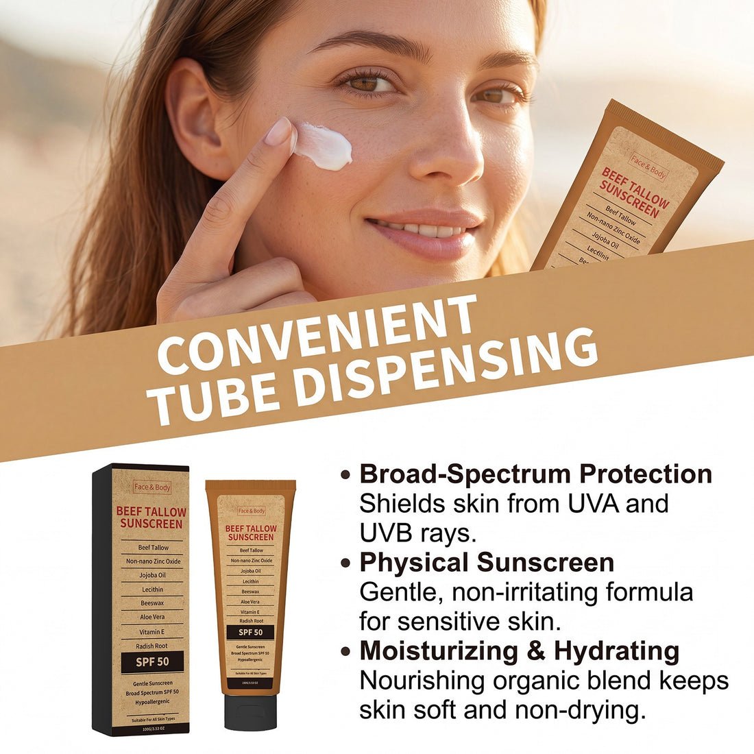 Beef Fat Moisturizing Protective Cream