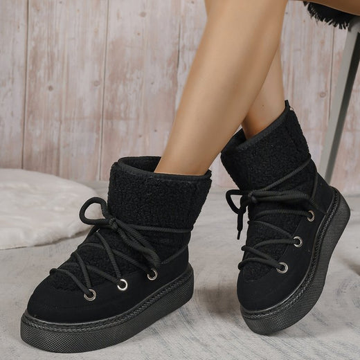 Knee-warming women's boots