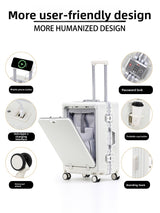 Multi-functional Aluminum Frame Luggage