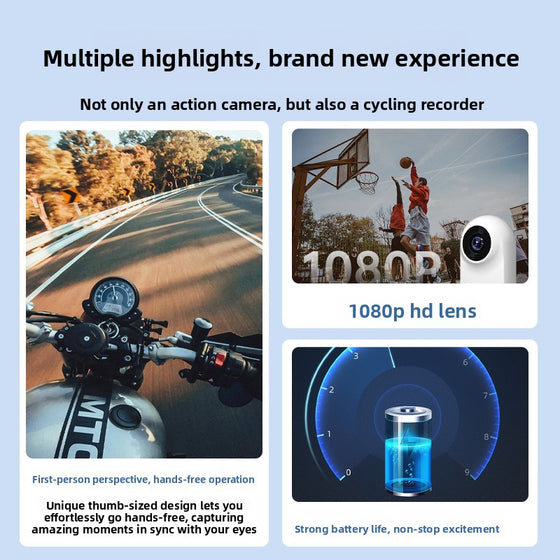 Magnetic Waterproof Sports Camera for Vlogging Action Cameras product image 1