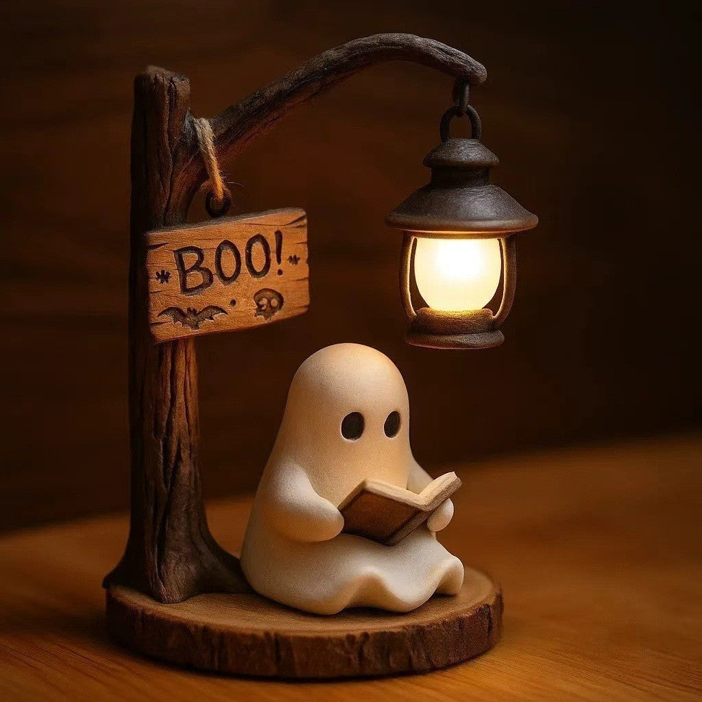 Halloween Ghost Resin Table Lamp