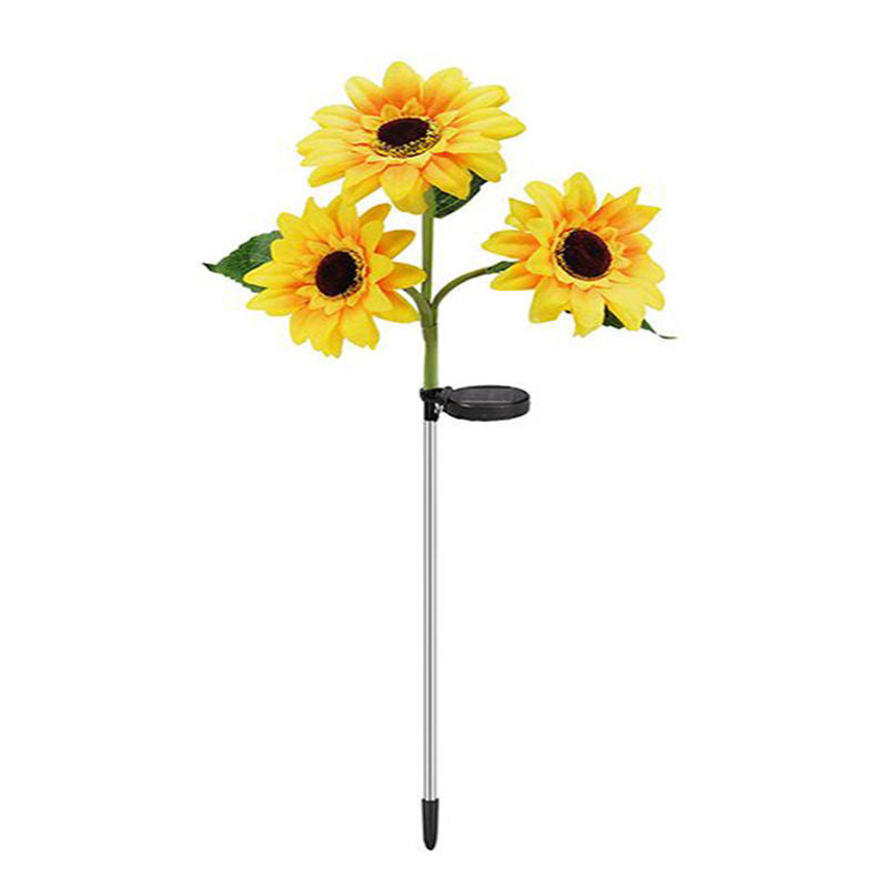 Solar Powered Sunflower Garden Light