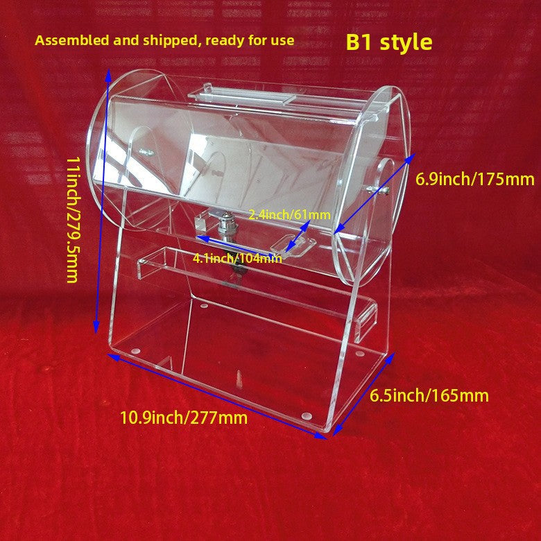 Acrylic Transparent Lottery Drum