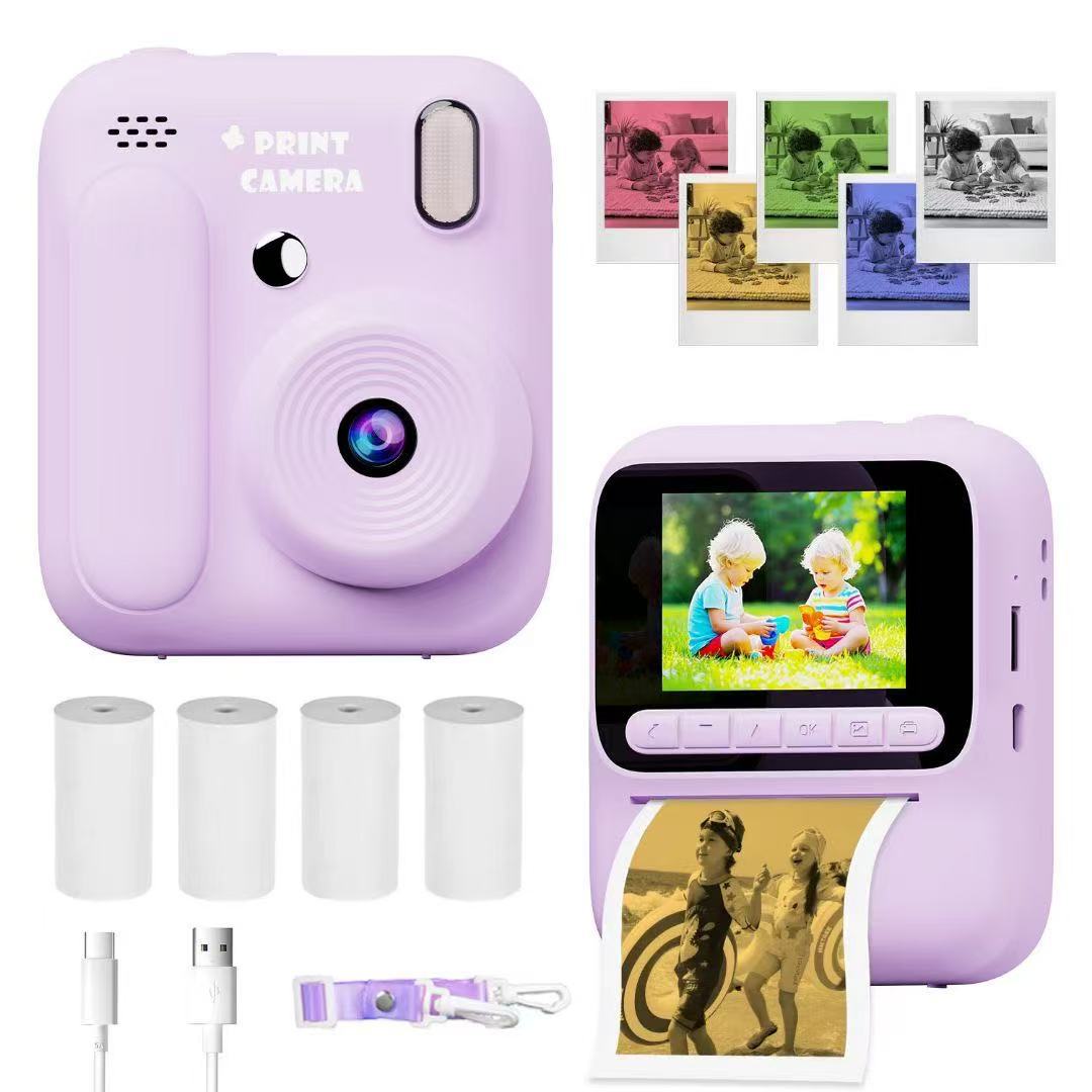 Mini Instant Print Camera for Kids