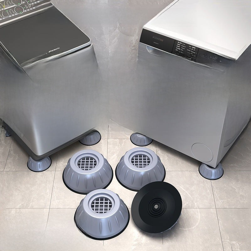 Shock-Absorbing Foot Pads for Washing Machine Bases