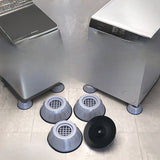 Shock-Absorbing Foot Pads for Washing Machine Bases