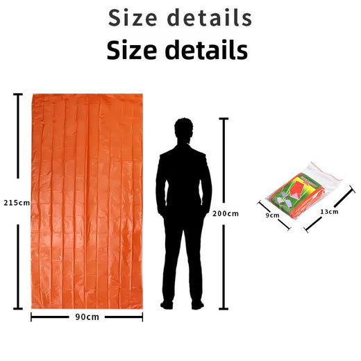 Outdoor insulation first-aid blanket