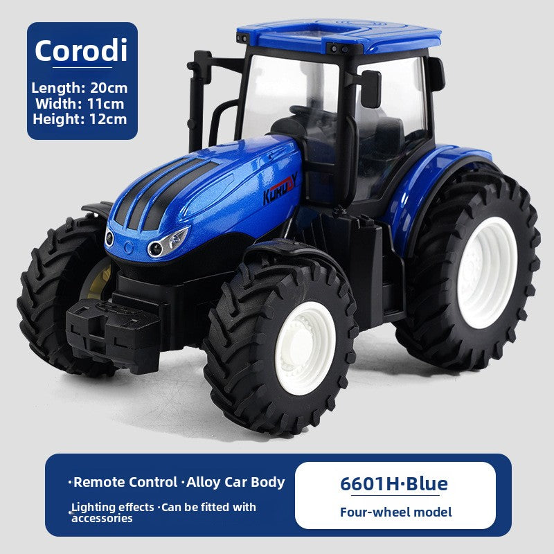 Remote Control Farm Tractor Toy Set