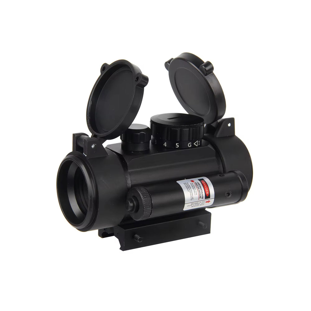 Red Laser Monocular Telescope with Flip-Up Sight