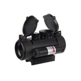 Red Laser Monocular Telescope with Flip-Up Sight