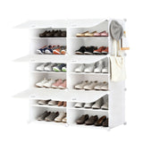 Close-up of shoe cabinet dust-resistant front panel