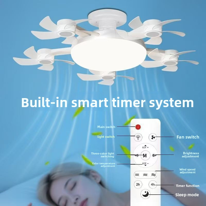 New type of remote-controlled integrated ceiling fan