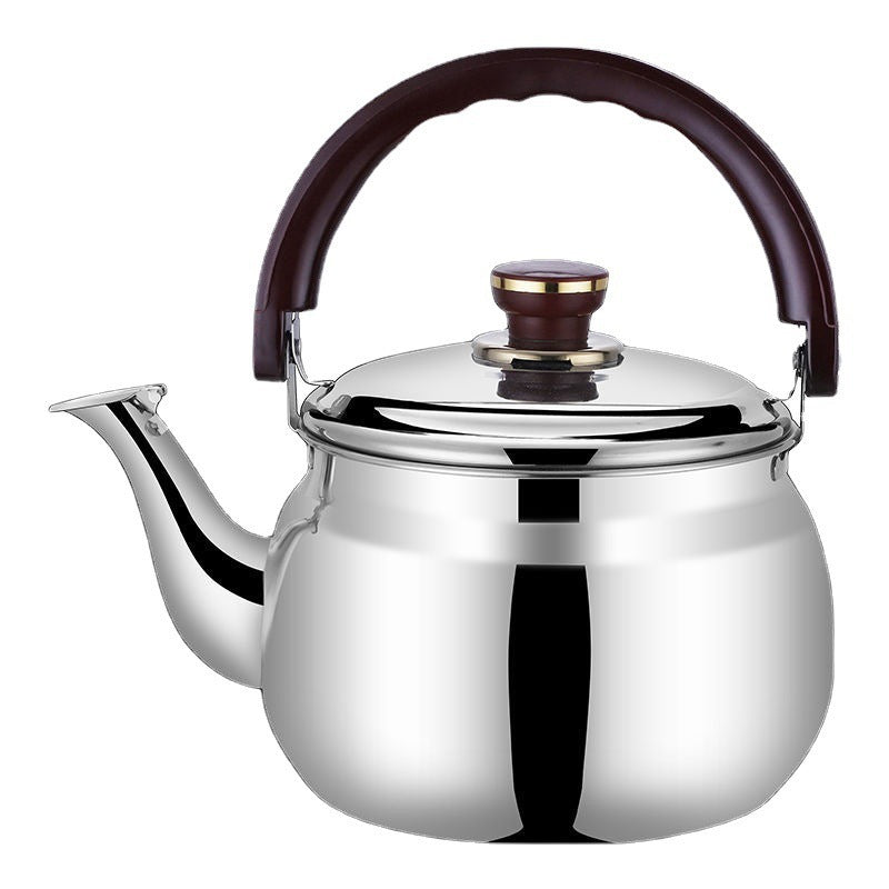 Stainless steel water pitcher on dining table