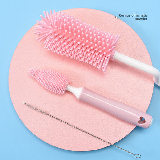 Silicone Baby Bottle Brush Set with 360 Rotation product image 6