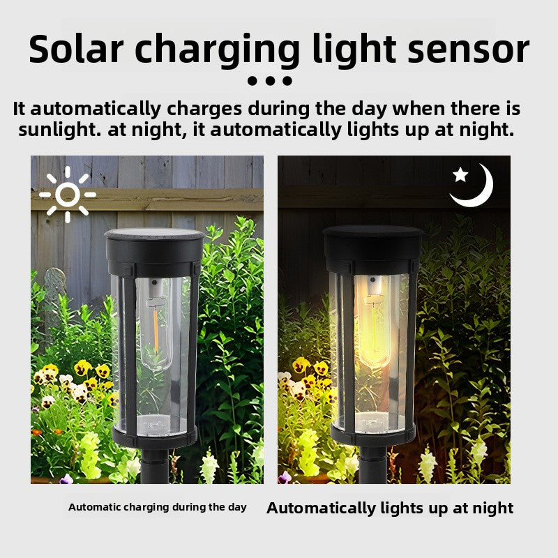 Solar Powered Outdoor Garden Ground Lamp