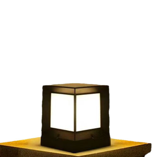 Modern Solar Column Head Lamp