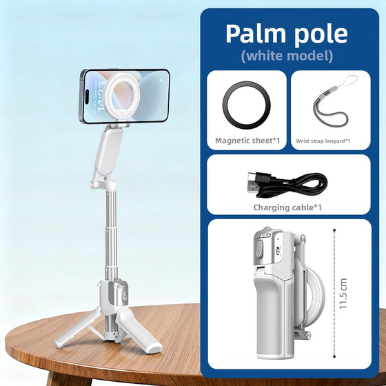 Mini Magnetic Phone Tripod with Zoom Control and Fill Light Phone Accessories product image 6