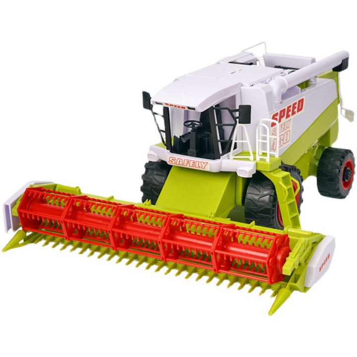 Children's Combine Harvester Model Inertia Toy Tractor for Boys Aged 3