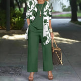 3D Printed 3-Piece Set Top Vest Pants Fashion Sports Outfit