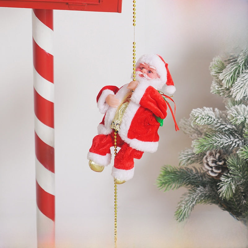 Santa Claus climbing rope toy