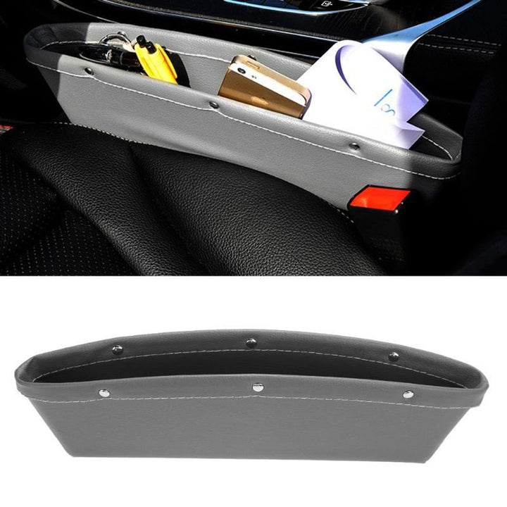 Car seat gap organizer 2-pack shown together