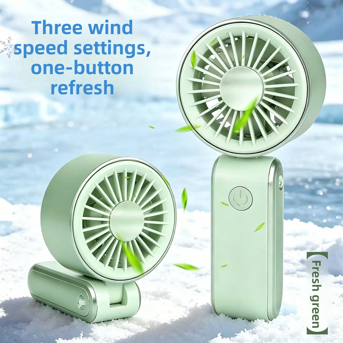 Foldable mini handheld fan with USB charging, photo 6