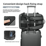 Men's Large Capacity Water-Resistant Vacuum Compression Travel Backpack
