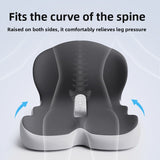Ergonomic Memory Foam Lumbar Support Cushion