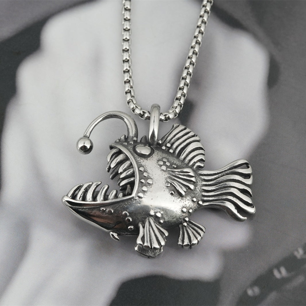 Deep sea lantern fish pendant