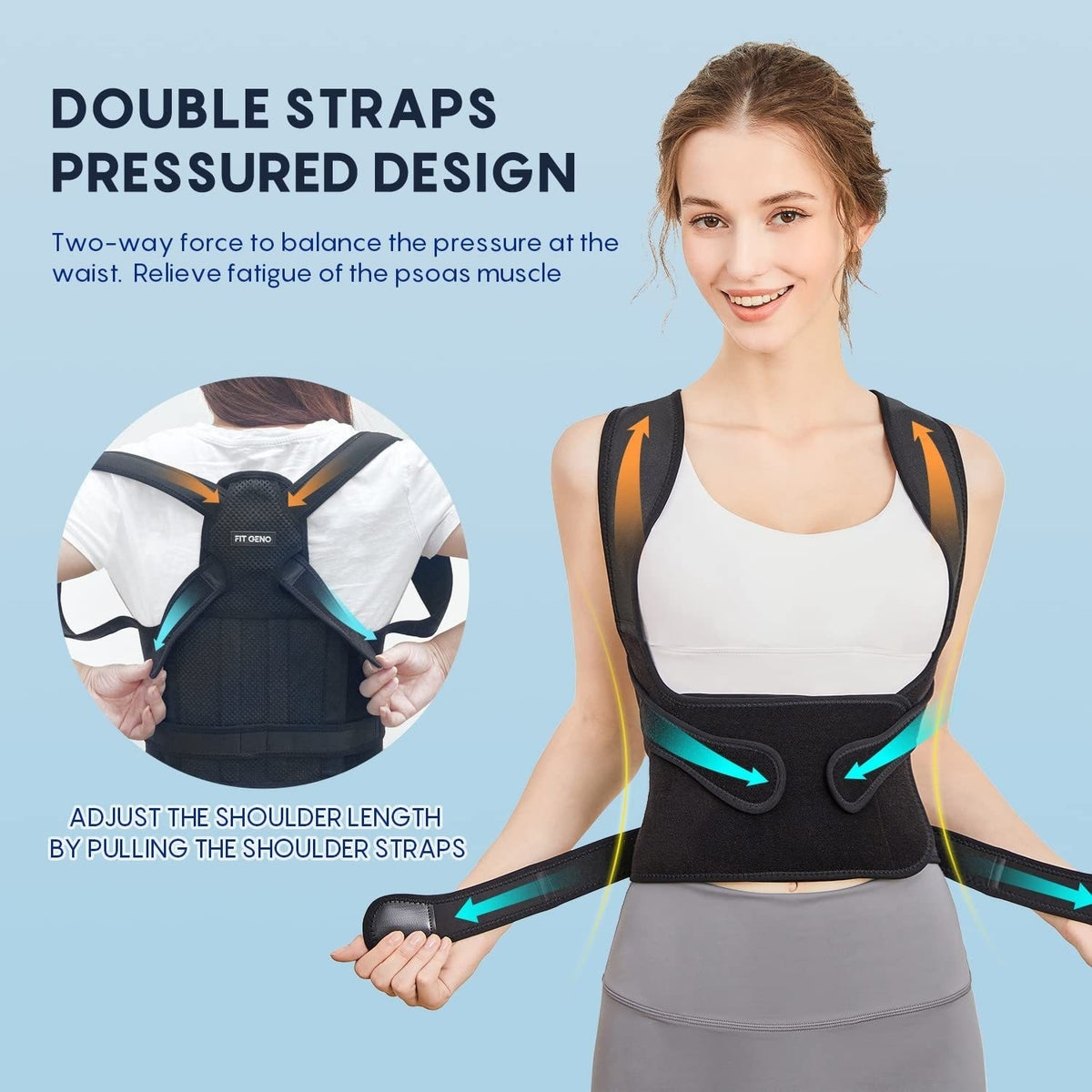 Adjustable Posture Corrector Support Belt