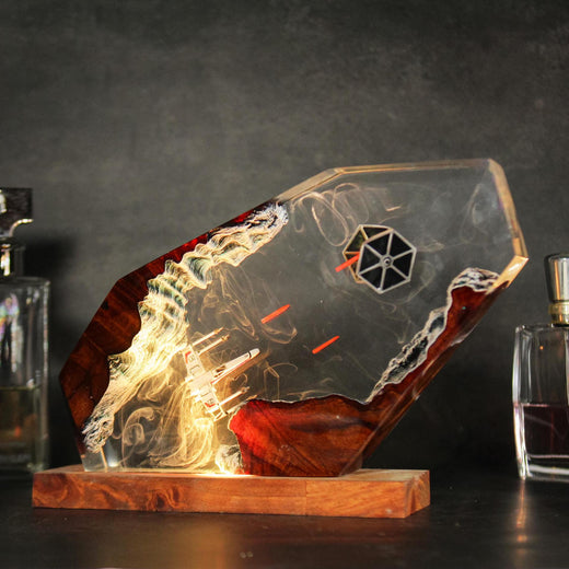 3D Galaxy Resin Star Lamp with LED Lights product image 3