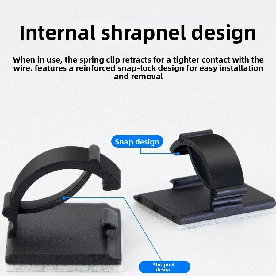 Self Adhesive Cable Management Clips product image 1