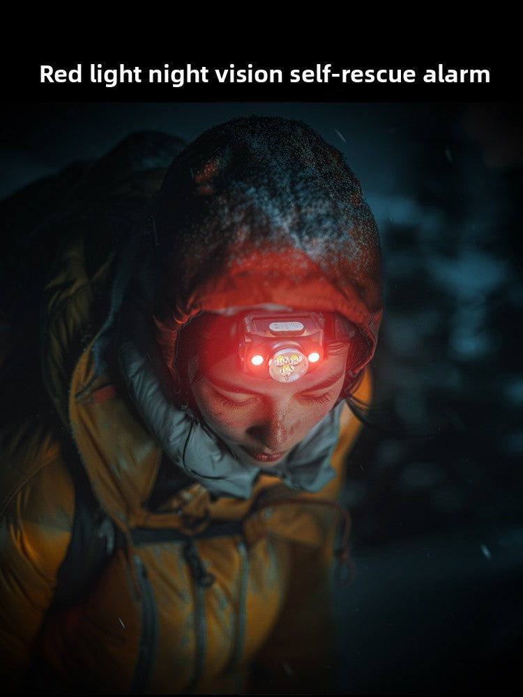 Outdoor Hiking Motion-Sensing Headlamp