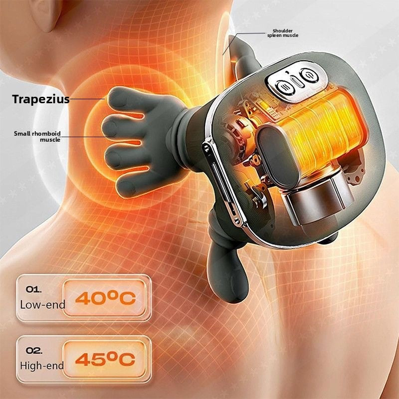 Heating Kneading Massage Pillow with Ergonomic Support