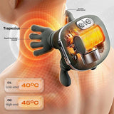 Heating Kneading Massage Pillow with Ergonomic Support
