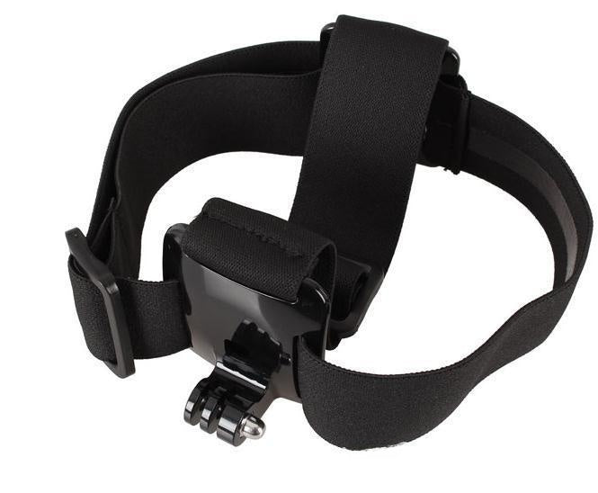 Head-mounted mobile phone holder