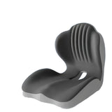 Seat cushion and backrest integrated together