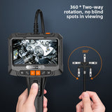 Dual-Lens Waterproof Inspection Probe with HD Display