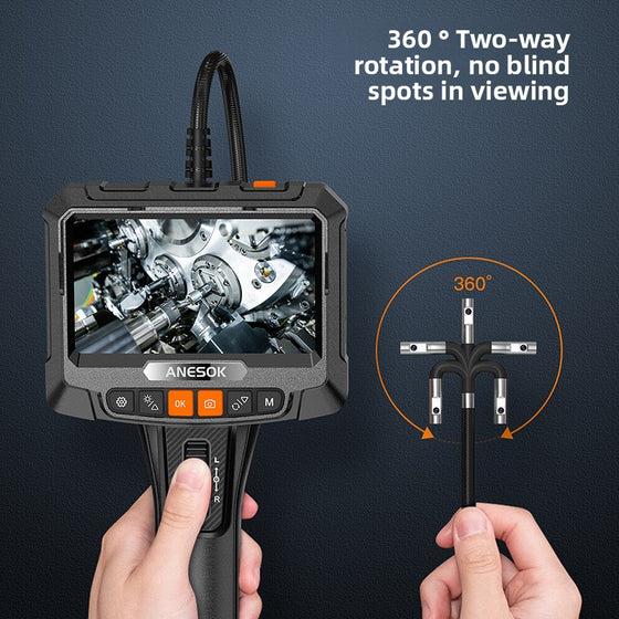 Dual-Lens Waterproof Inspection Probe with HD Display Action Cameras product image 3