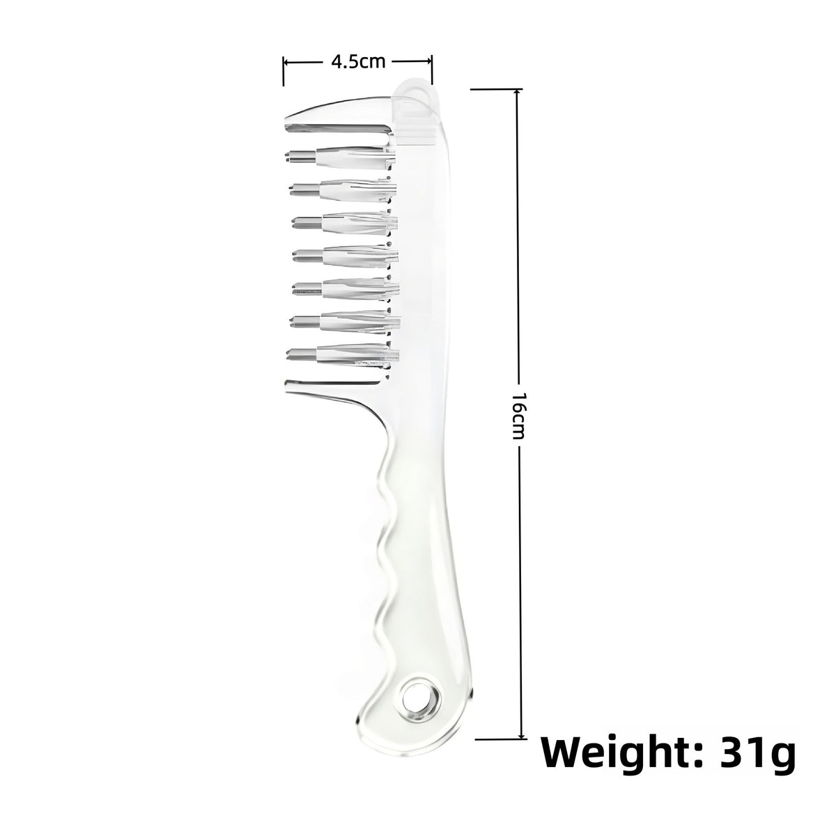 Home Hair Crystal Massage Comb Health & Wellness product image 4